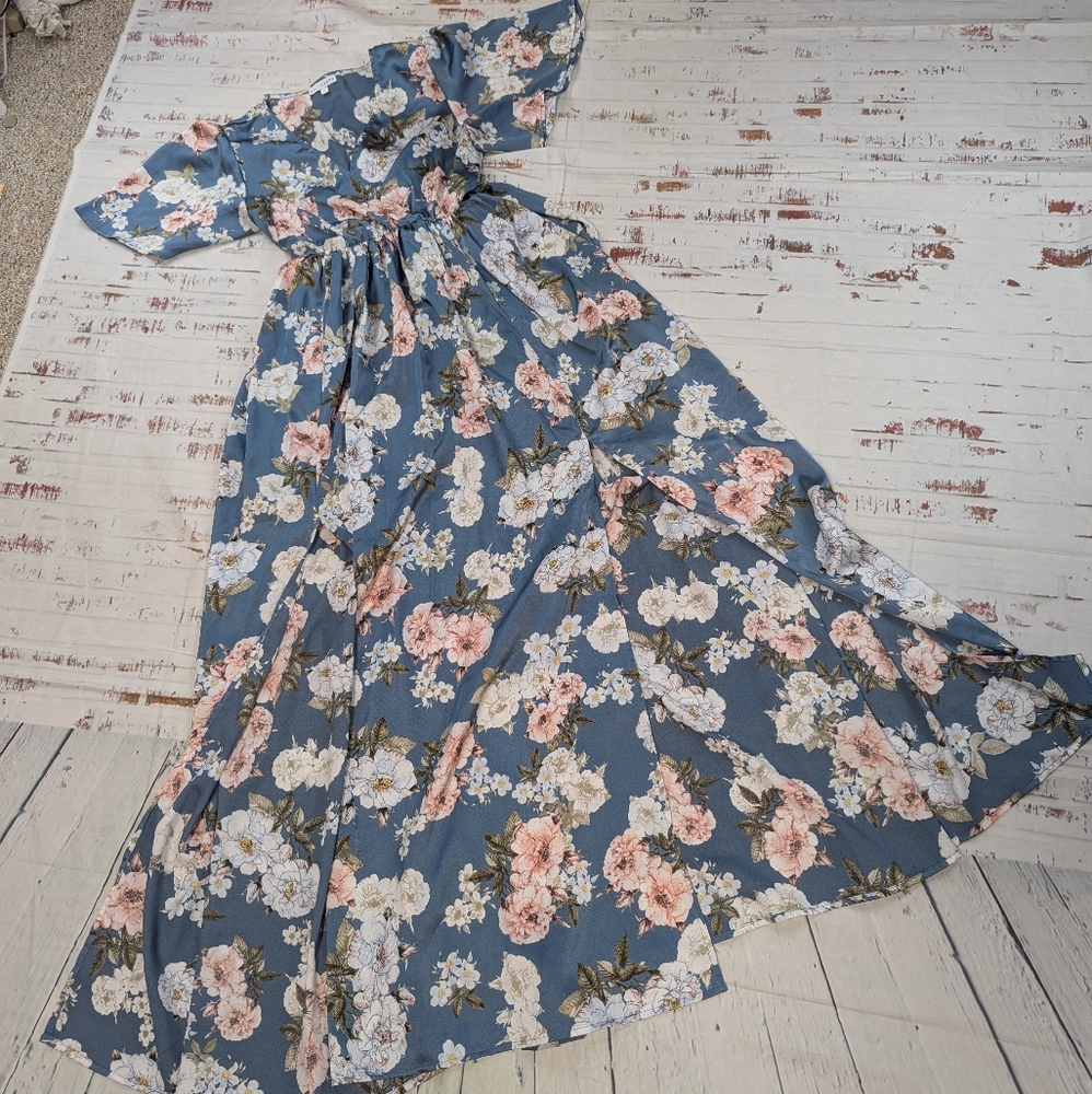 Baltic Born Maxi Length Dress With Slit - Picture 7 of 7